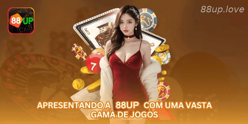 Categorias da 88UP com esportes, cassino, slots e pesca