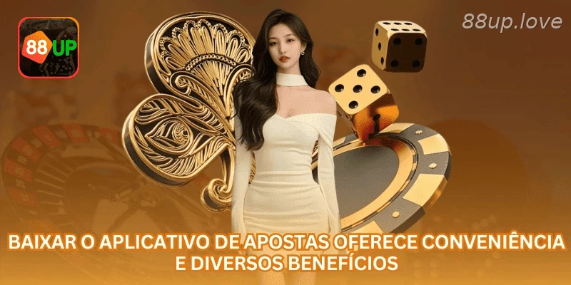 Aplicativo 88UP com acesso pelo celular e navegação em jogos