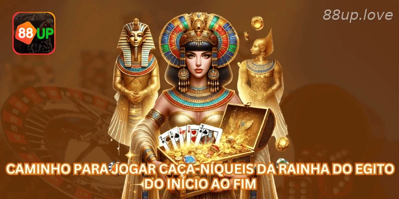 Regras de Rainha do Egito com símbolos especiais, giros e tabela de pagamentos na 88UP