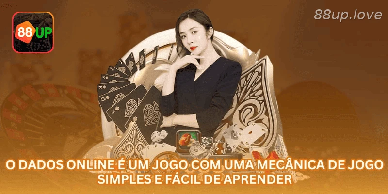 Dados Online na 88UP com mecânica de rodada, regras e saldo em reais