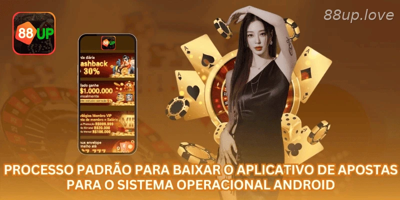 Instalação do aplicativo 88UP com atenção a origem oficial