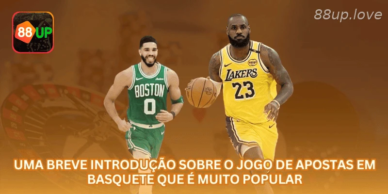 Apostas em basquete na 88UP com leitura de pontos, handicap e ritmo