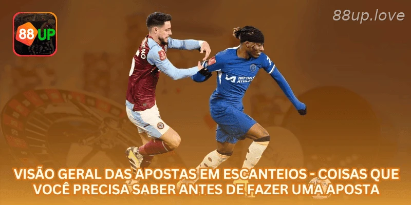 Mercados de escanteios na 88UP com análise de futebol e odds